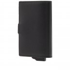 Geldbörse E-Cage C-Two mit RFID-Schutz Black, Farbe: schwarz, Marke: Bogner, EAN: 4053533923113, Abmessungen in cm: 6.5x10x1.8, Bild 4 von 8