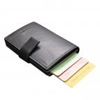 Geldbörse E-Cage C-Two mit RFID-Schutz Black, Farbe: schwarz, Marke: Bogner, EAN: 4053533923113, Abmessungen in cm: 6.5x10x1.8, Bild 7 von 8