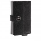Geldbörse E-Cage C-Three mit RFID-Schutz Black, Farbe: anthrazit, Marke: Bogner, EAN: 4053533923120, Abmessungen in cm: 6.5x10x2.5, Bild 4 von 8