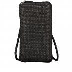 Geldbörse / Handytasche Soft-Weaving-2 Hanni SL.12739 mit Schulterriemen Dark Ash, Farbe: anthrazit, Marke: Harbour 2nd, EAN: 4046478056107, Abmessungen in cm: 10x18.5x3.5, Bild 1 von 6