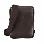 Umhängetasche Park Royal Shoulderbag XSVZ Dark Brown, Farbe: braun, Marke: Strellson, EAN: 4053533999415, Abmessungen in cm: 14x18x3, Bild 1 von 4