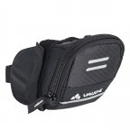 Satteltasche Race Light L Black, Farbe: schwarz, Marke: Vaude, EAN: 4021574325401, Abmessungen in cm: 10x16x9, Bild 1 von 3