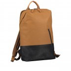 Rucksack Japan Hamamatsu Rubber, Farbe: cognac, Marke: Aunts & Uncles, EAN: 4250394970663, Abmessungen in cm: 25x39x10, Bild 2 von 6