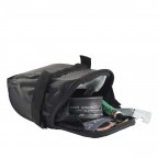 Satteltasche Race Light XXL Black, Farbe: schwarz, Marke: Vaude, EAN: 4062218257566, Abmessungen in cm: 12x19x10, Bild 2 von 3