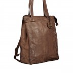 Rucksack / Shopper Anchor-Love Franka AL.10492 Chocolate Brown, Farbe: braun, Marke: Harbour 2nd, EAN: 4046478056381, Abmessungen in cm: 30x36x10, Bild 2 von 7