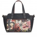 Handtasche City Art Handbag Blau, Farbe: blau/petrol, Marke: Anekke, EAN: 8434172115002, Abmessungen in cm: 26x20x12, Bild 3 von 9