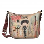 Umhängetasche City Art Crossbag Large Blau, Farbe: blau/petrol, Marke: Anekke, EAN: 8434172115705, Bild 1 von 8