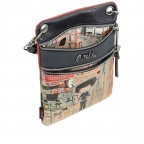 Umhängetasche City Art Mini Crossbody Bag Blau, Farbe: blau/petrol, Marke: Anekke, EAN: 8434172116504, Abmessungen in cm: 15x21x2, Bild 6 von 7