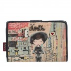 Geldbörse City Art Medium Size Wallet Blau, Farbe: blau/petrol, Marke: Anekke, EAN: 8434172118300, Abmessungen in cm: 14x10x3, Bild 1 von 12