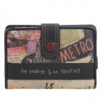 Geldbörse City Art Medium Size Wallet Blau, Farbe: blau/petrol, Marke: Anekke, EAN: 8434172118300, Abmessungen in cm: 14x10x3, Bild 3 von 12