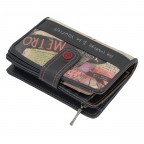 Geldbörse City Art Medium Size Wallet Blau, Farbe: blau/petrol, Marke: Anekke, EAN: 8434172118300, Abmessungen in cm: 14x10x3, Bild 4 von 12