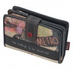 Geldbörse City Art Medium Size Wallet Blau, Farbe: blau/petrol, Marke: Anekke, EAN: 8434172118300, Abmessungen in cm: 14x10x3, Bild 10 von 12