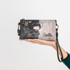 Umhängetasche / Clutch City Moments Triple Compartment Bag mit abnehmbarer Handschlaufe, Farbe: schwarz, Marke: Anekke, EAN: 8434172121300, Abmessungen in cm: 21x13x15, Bild 7 von 9