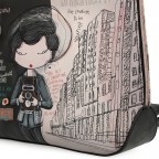Rucksack City Moments Backpack Schwarz, Farbe: schwarz, Marke: Anekke, EAN: 8434172121508, Abmessungen in cm: 26x30x8, Bild 7 von 7