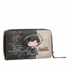 Geldbörse City Moments Medium Size Purse Schwarz, Farbe: schwarz, Marke: Anekke, EAN: 8434172123106, Abmessungen in cm: 15x10x3, Bild 2 von 13