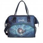 Handtasche / Kühltasche Iceland Lunchbag Blau, Farbe: blau/petrol, Marke: Anekke, EAN: 8434172141704, Abmessungen in cm: 28.5x24.5x21.5, Bild 1 von 4