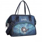 Handtasche / Kühltasche Iceland Lunchbag Blau, Farbe: blau/petrol, Marke: Anekke, EAN: 8434172141704, Abmessungen in cm: 28.5x24.5x21.5, Bild 2 von 4