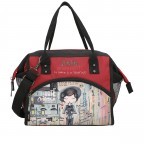 Handtasche / Kühltasche Iceland Lunchbag Rot, Farbe: rot/weinrot, Marke: Anekke, EAN: 8434172142107, Abmessungen in cm: 28.5x24.5x21.5, Bild 1 von 4