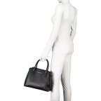 Handtasche Rovere Nero, Farbe: schwarz, Marke: Valentino Bags, EAN: 8058043597812, Abmessungen in cm: 23x23x13, Bild 4 von 7