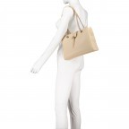 Shopper Divina Ecru, Farbe: beige, Marke: Valentino Bags, EAN: 8058043025643, Abmessungen in cm: 30.5x22x10, Bild 5 von 6