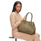 Shopper Chelsea Shopper M Kroko Oakmoss, Farbe: taupe/khaki, Marke: Liebeskind Berlin, EAN: 4064657321976, Abmessungen in cm: 36x29x15, Bild 3 von 7