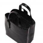 Handtasche Paper Bag Tote S Lackleder Black, Farbe: schwarz, Marke: Liebeskind Berlin, EAN: 4064657323673, Abmessungen in cm: 22x25x11.5, Bild 4 von 5