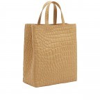 Tasche Paper Bag Tote M Kroko Vintage Linen, Farbe: beige, Marke: Liebeskind Berlin, EAN: 4064657323949, Abmessungen in cm: 29x35x14.5, Bild 2 von 7