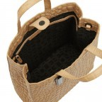 Tasche Paper Bag Tote M Kroko Vintage Linen, Farbe: beige, Marke: Liebeskind Berlin, EAN: 4064657323949, Abmessungen in cm: 29x35x14.5, Bild 6 von 7