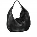 Beuteltasche Nana Black Nickel, Farbe: schwarz, Marke: Abro, EAN: 4067278397849, Abmessungen in cm: 39x44x4, Bild 2 von 6