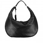 Beuteltasche Nana Black Nickel, Farbe: schwarz, Marke: Abro, EAN: 4067278397849, Abmessungen in cm: 39x44x4, Bild 3 von 6