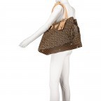 Handtasche 40th Anniversary Shopper XXL mit Laptopfach 13 Zoll Brown, Farbe: braun, Marke: Guess, EAN: 0190231499084, Abmessungen in cm: 41.5x32x11, Bild 4 von 6