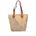 Shopper Canvas Annen B3.0437 New Denim, Farbe: blau/petrol, Marke: Harbour 2nd, EAN: 4046478056565, Abmessungen in cm: 30x38x14, Bild 1 von 5