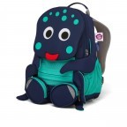 Rucksack Großer Freund für Kinder Oktopus, Farbe: blau/petrol, Marke: Affenzahn, EAN: 4057081136858, Abmessungen in cm: 20x31x12, Bild 2 von 7