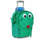 Koffer Kinderkoffer mit zwei Rollen Frosch, Farbe: grün/oliv, Marke: Affenzahn, EAN: 4057081034802, Abmessungen in cm: 30x40x16.5, Bild 8 von 11