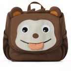 Kulturbeutel Kulturtasche für Kinder Affenzahn, Farbe: braun, Marke: Affenzahn, EAN: 4057081070633, Abmessungen in cm: 17x20x7, Bild 1 von 6