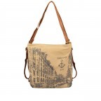 Rucksack / Beuteltasche Canvas Trave B3.8316 Dark Ash, Farbe: anthrazit, Marke: Harbour 2nd, EAN: 4046478056602, Bild 1 von 6