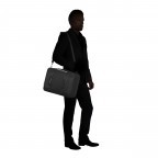 Rucksack / Bordtasche Sonora 3-Way Shoulder Bag Expandable mit Laptopfach 15.6 Zoll Black, Farbe: schwarz, Marke: Samsonite, EAN: 5400520015372, Bild 7 von 14