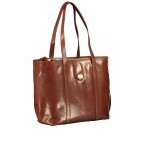 Shopper Story Donna Marrone, Farbe: cognac, Marke: The Bridge, EAN: 8033748494123, Abmessungen in cm: 30x28x13, Bild 2 von 5