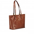 Shopper Story Donna Marrone, Farbe: cognac, Marke: The Bridge, EAN: 8033748044830, Abmessungen in cm: 32x27x10, Bild 2 von 5