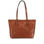 Shopper Story Donna Marrone, Farbe: cognac, Marke: The Bridge, EAN: 8033748044830, Abmessungen in cm: 32x27x10, Bild 3 von 5