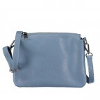 Umhängetasche Hellblau, Farbe: blau/petrol, Marke: Hausfelder Manufaktur, EAN: 4065646005976, Abmessungen in cm: 22x16.5x4.5, Bild 1 von 6
