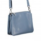 Umhängetasche Hellblau, Farbe: blau/petrol, Marke: Hausfelder Manufaktur, EAN: 4065646005976, Abmessungen in cm: 22x16.5x4.5, Bild 2 von 6