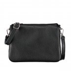Umhängetasche Schwarz, Farbe: schwarz, Marke: Hausfelder Manufaktur, EAN: 4065646005990, Abmessungen in cm: 22x16.5x4.5, Bild 1 von 6