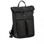 Rucksack Helsinki Backpack Courier mit Laptopfach 15 Zoll Black, Farbe: schwarz, Marke: Jost, EAN: 4025307766882, Bild 2 von 10