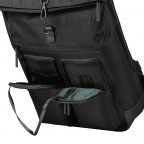 Rucksack Helsinki Backpack Courier mit Laptopfach 15 Zoll Black, Farbe: schwarz, Marke: Jost, EAN: 4025307766882, Bild 7 von 10