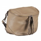 Gürteltasche Silberbeschlag Taupe, Farbe: taupe/khaki, Marke: Hausfelder Manufaktur, EAN: 4065646006379, Abmessungen in cm: 22x19x9, Bild 2 von 6