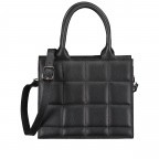 Handtasche Schwarz, Farbe: schwarz, Marke: Hausfelder Manufaktur, EAN: 4065646006386, Abmessungen in cm: 25x21x9, Bild 1 von 7