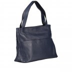 Handtasche Dollaro Dunkelblau, Farbe: blau/petrol, Marke: Hausfelder Manufaktur, EAN: 4065646006546, Abmessungen in cm: 31x25x12, Bild 2 von 9