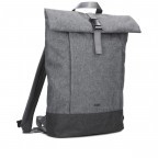 Rucksack Benno BE250 erweiterbar auf 18 Liter Stone, Farbe: grau, Marke: Zwei, EAN: 4250257920125, Bild 2 von 7