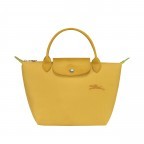 Handtasche Le Pliage Green Handtasche S Gelb, Farbe: gelb, Marke: Longchamp, EAN: 3597922140701, Abmessungen in cm: 23x22x14, Bild 1 von 5